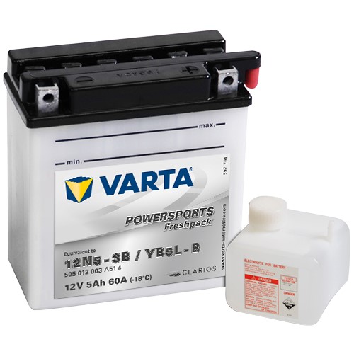 Varta Funstart Freshpack YB5L-B 5 Ah 30 CCA VARTA