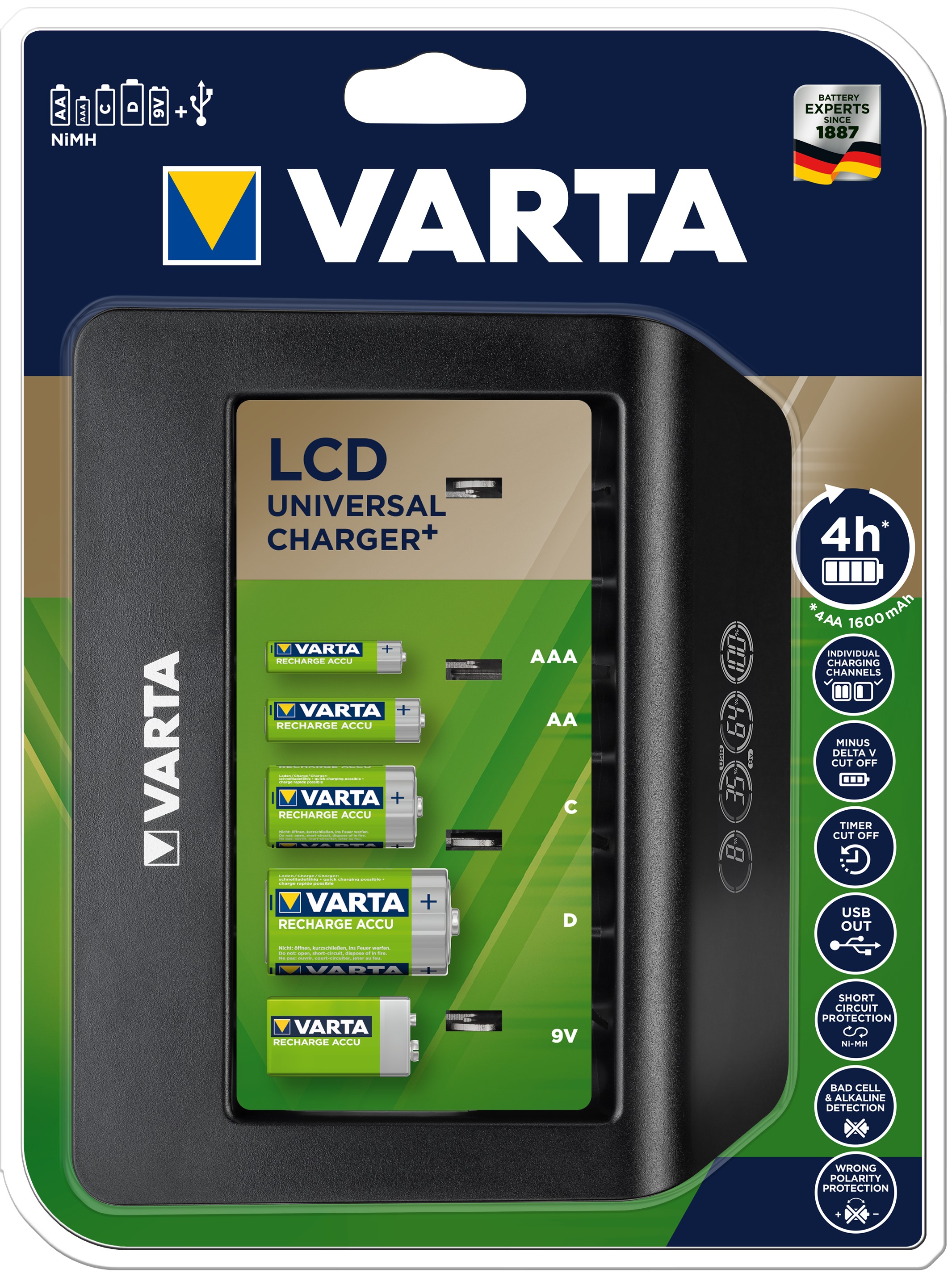 VARTA CHARGEUR universel LCD VARTA