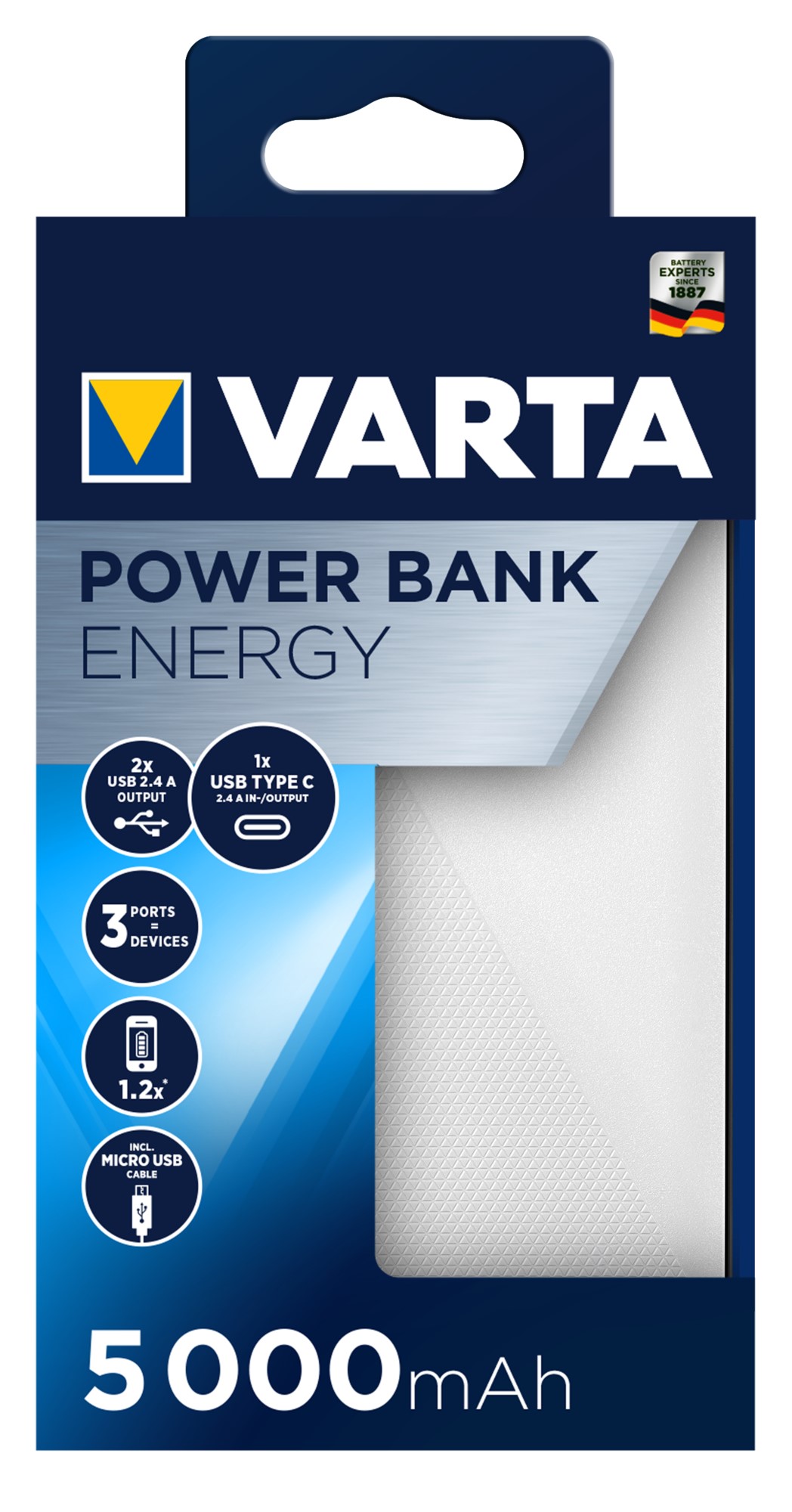 VARTA POWERBANK 5000mAh VARTA