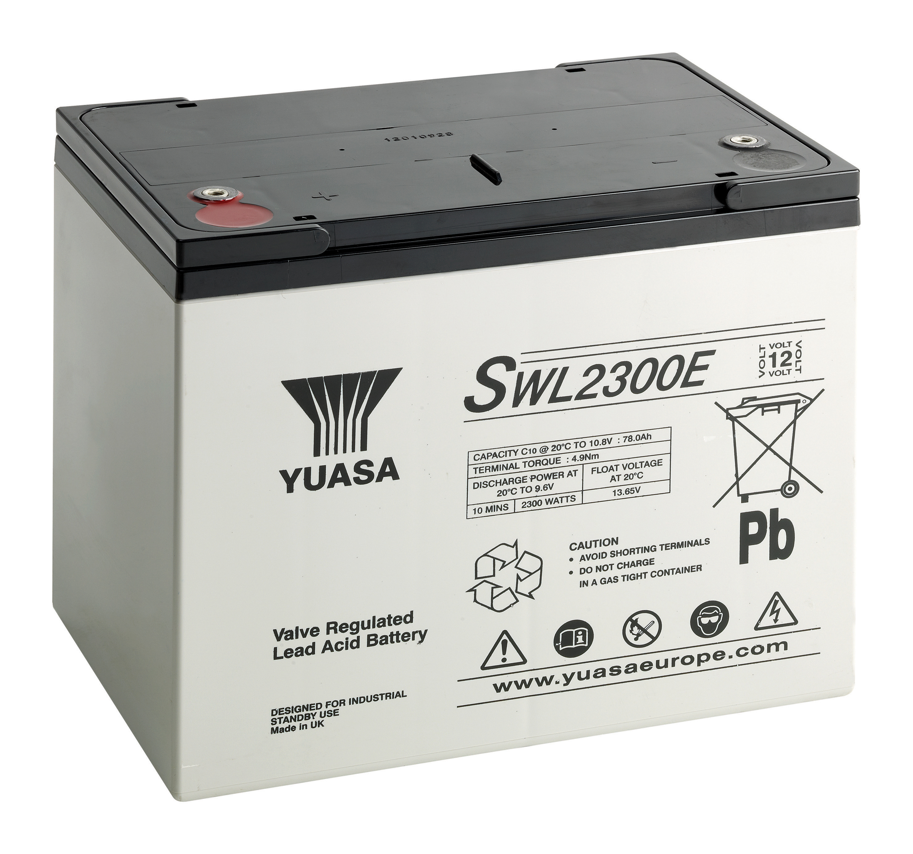 YUASA Plomb Etanche GAMME SWL - Applications décharges rapides 12V 79Ah YUASA