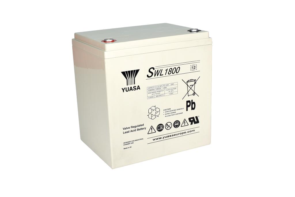 YUASA Plomb Etanche GAMME SWL - Applications décharges rapides 12V 56,6Ah YUASA