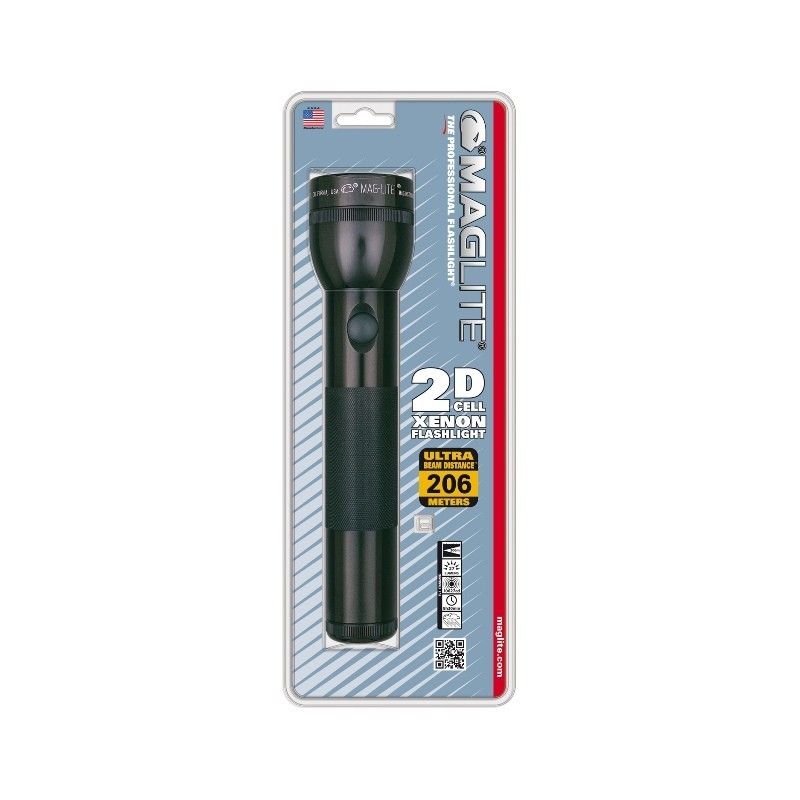 MAGLITE TORCHE D x2 non inclues Xénon noire blister 27lm 206m MAGLITE