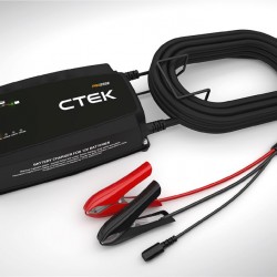 CHARGEUR CTEK PRO25SE - 12V/25A AVEC CABLE 6 METRES + FIXATION CTEK