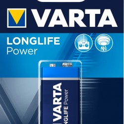 VARTA LONGLIFE POWER Pile alcaline 9V/6LR61 x1 VARTA