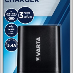 VARTA prise multiple secteur 2 USB + 1 type C VARTA