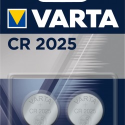 VARTA CR2025 x2 Pile lithium 3V VARTA