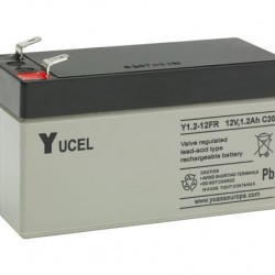 YUCEL Plomb Etanche Y1.2-12FR / 12V 1,2Ah FLAMME RETARDANTE YUASA